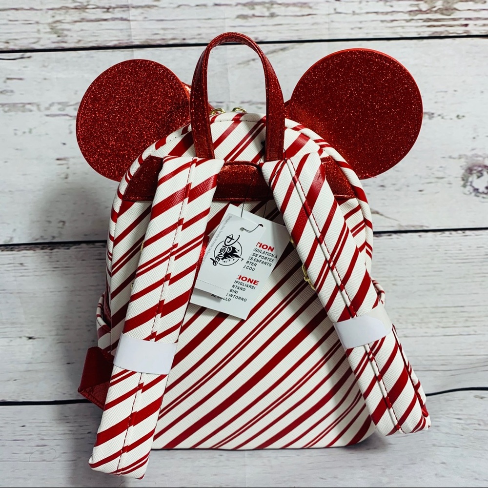 Disney Parks Christmas Loungefly Mini Backpack - Picture 4 of 14